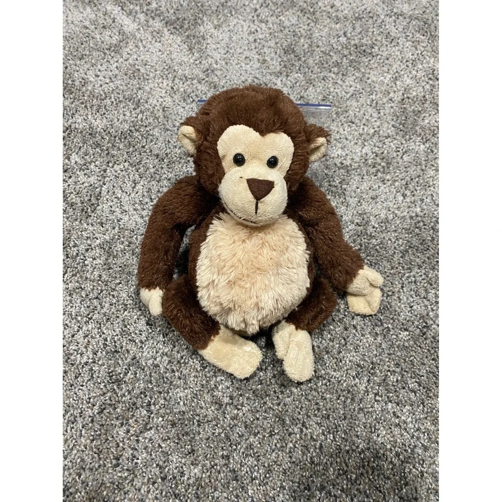 Ganz Webkinz Chimpanzee Monkey Plush Brown Tan Stuffed Animal Toy No Code